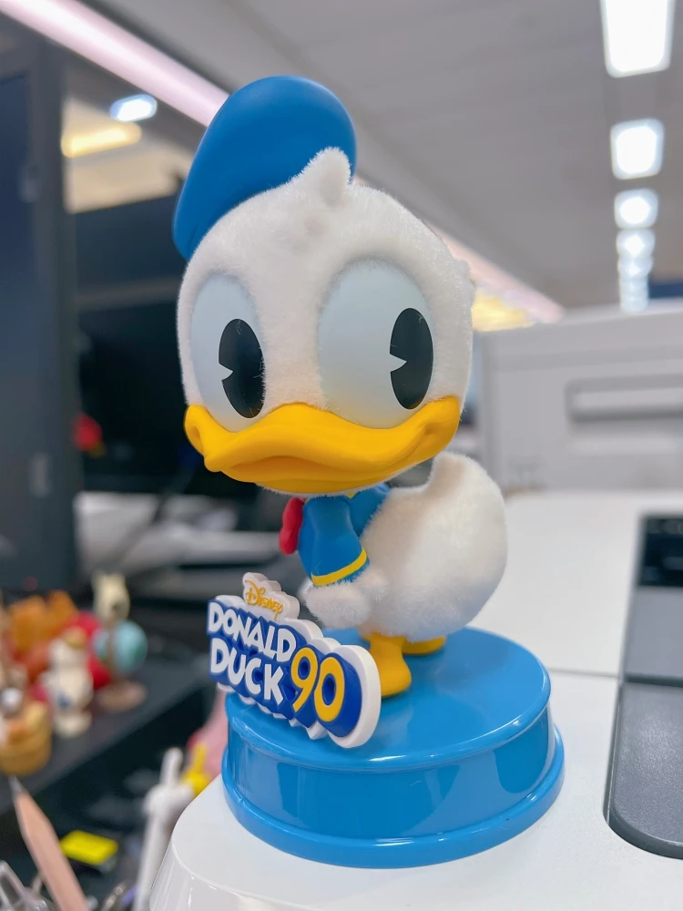 Disney Donald Duck 90th Anniversary Figure Ht Cosbaby Donald Duck Birthday Series Figurine Anime Model Pvc Doll Toy Gift