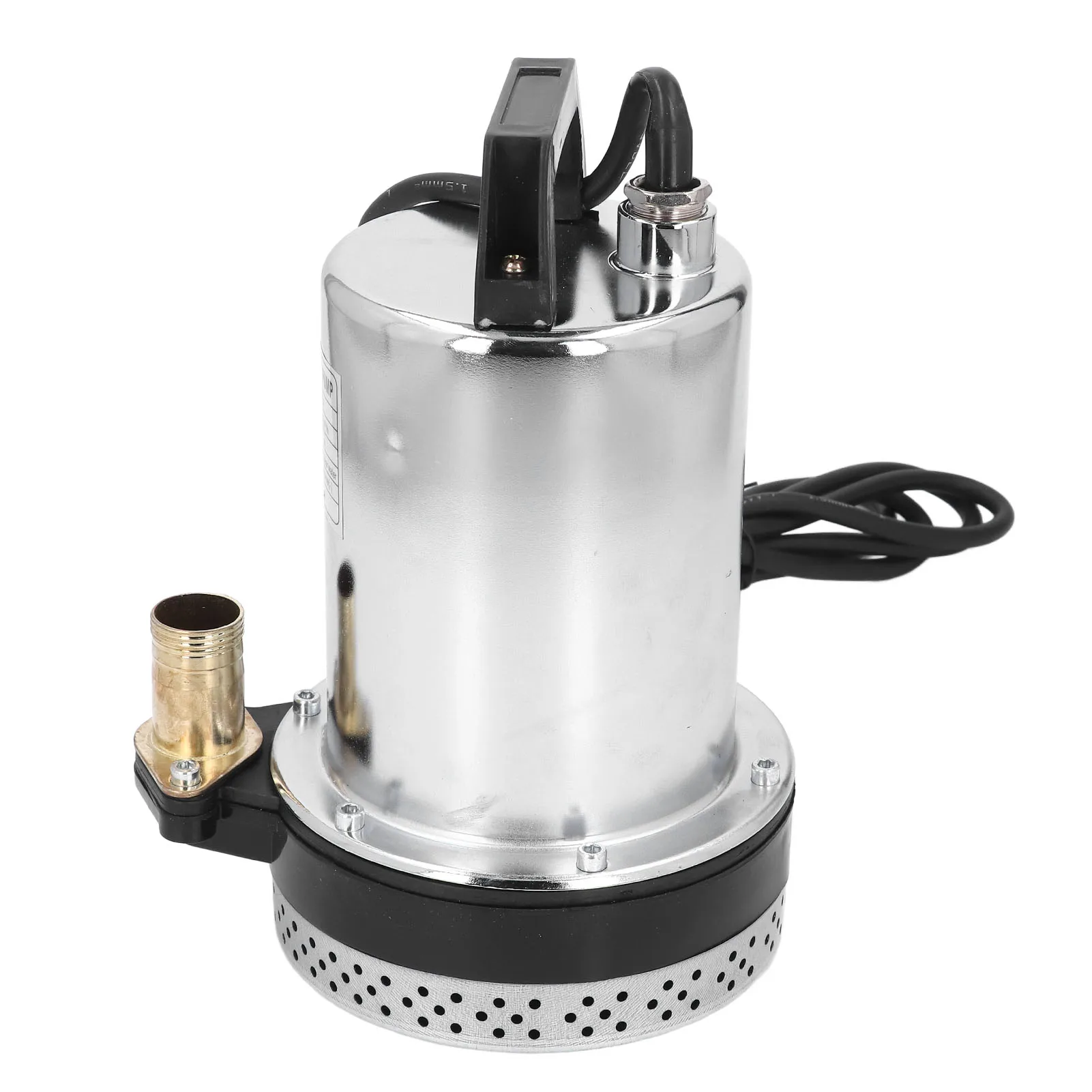 DC-Tauchpumpe, 180 W, 8 m Hub, 1 Zoll Auslass, Edelstahlgehäuse, Kupfermotor, Brunnenpumpe für Gartenteich, Pool, DC12 V