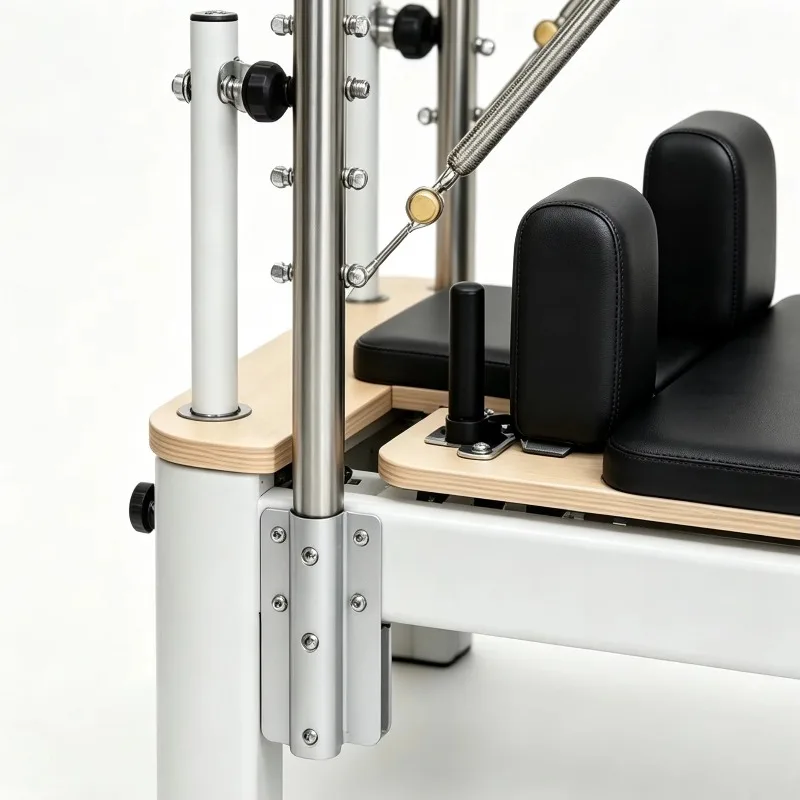 YTTIN Premium Commercial Pilates Semi High Reformer Aluminum Alloy Korea Spring Microfiber Leather Anti Abrasion