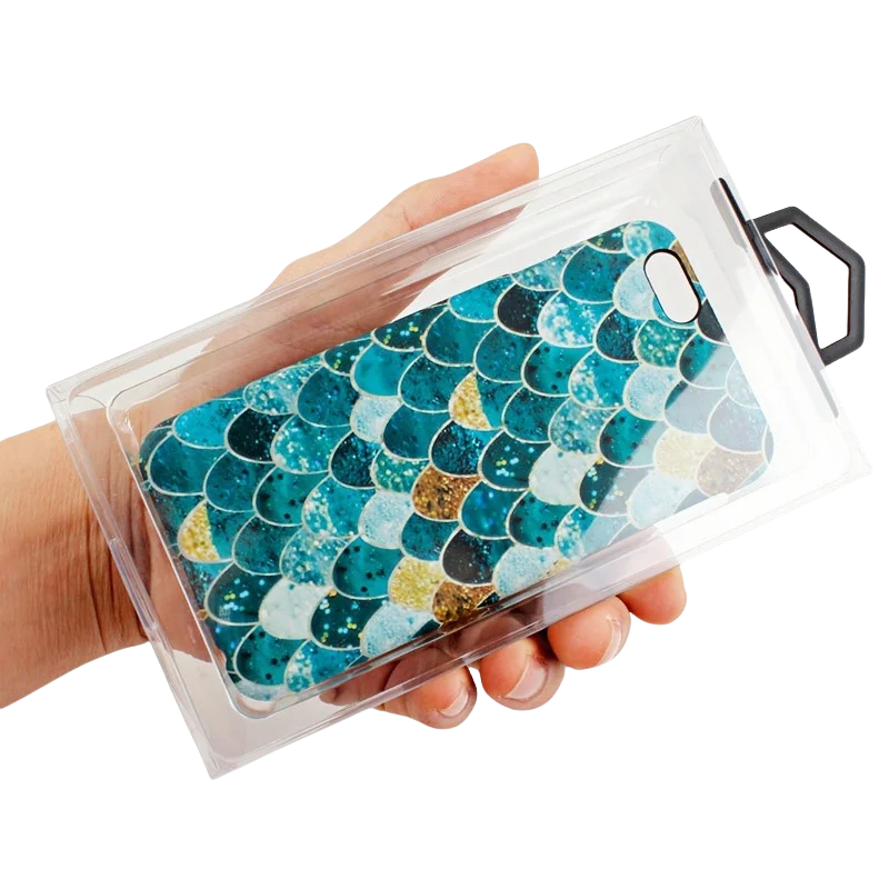 

300pcs Simple Eco-Friendly Customized Paper Box With Tray Packaging for iphone 16 15 Phone Case Cover Packing With Windows w14