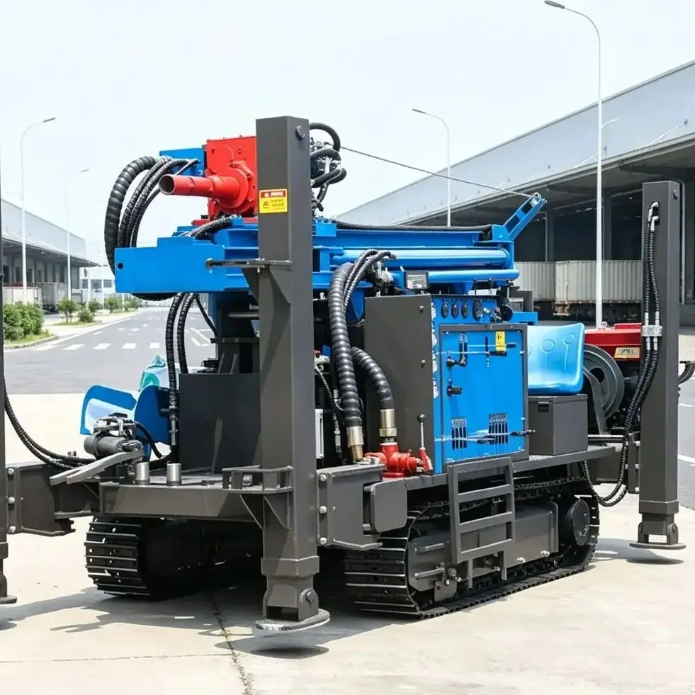 Customized Track‑mounted Pneumatic Drilling Rig, Geological Water Well Drilling Equipment, Agricultural Drilling Machine