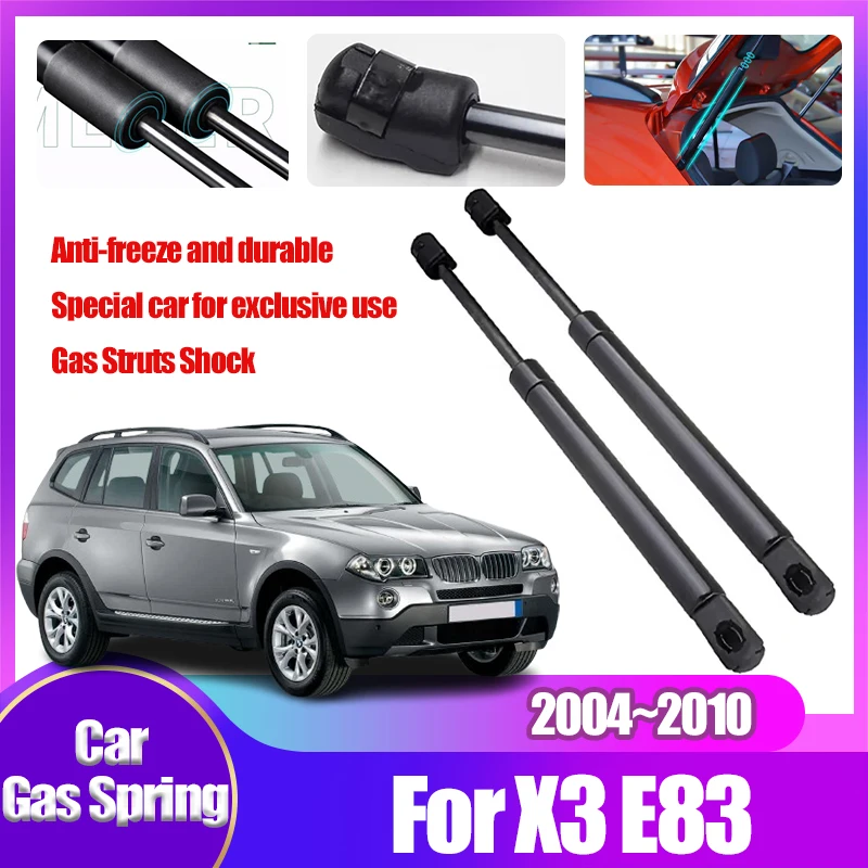 

For BMW X3 E83 Stainless Steel 2004~2010 Tail Gate Shocks Hydraulic Absorbers Trunk Rear Gas Shock Strut Lift Auto Accessories