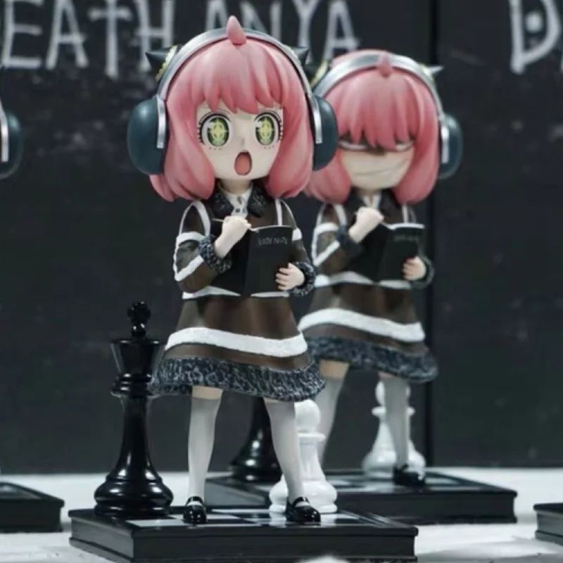 

Hot New Spy×Family Anime Figure Anya Forger Figurine Death Note Cos Yagami Light Statue Collectible Desk Decor Custom Toys Gifts