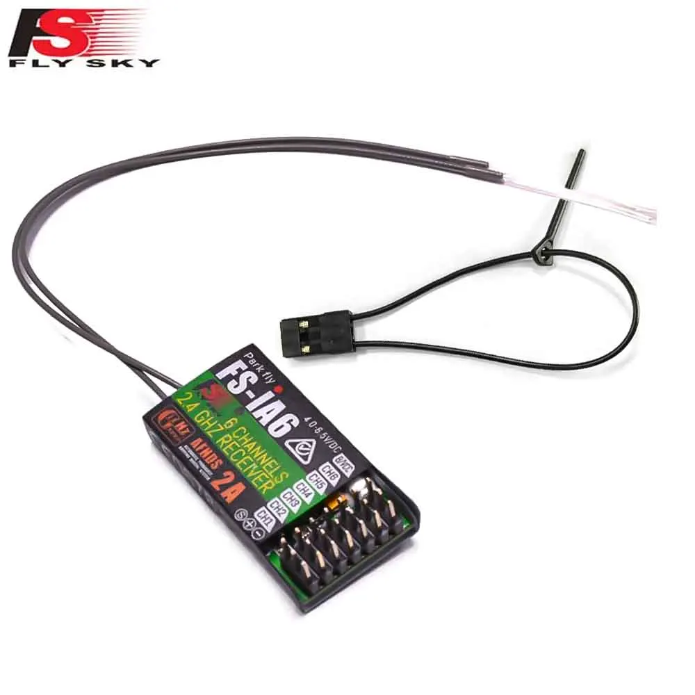 Flysky Original Recevier FS-IA6/FS-IA6B/FS-IA10B 6CH 2,4G Antena Dual RC Receptor Para Flysky FS-I6 FSI6 FS-i6 FS-IA10b