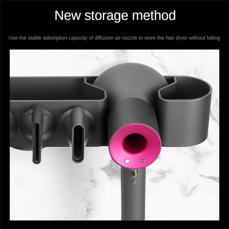 

KB-Для Dyson Supersonic Series Стеллаж для хранения фена Кронштейн для стайлера Держатель насадки для стайлера