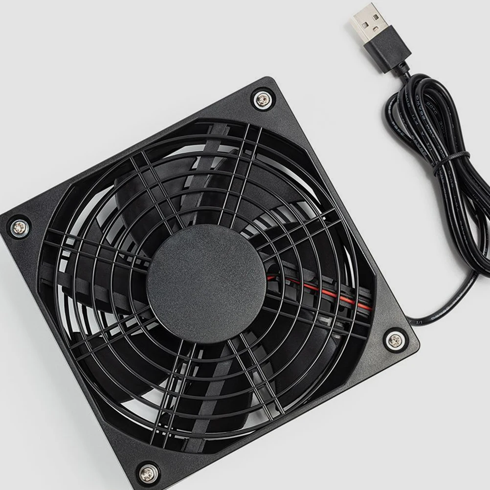 

Usb 2 Pack Computer Case Quiet Cooling Fan 5V High Speed Ventilation Cooler For Pc Cabinet Overheat Protection Gaming Work