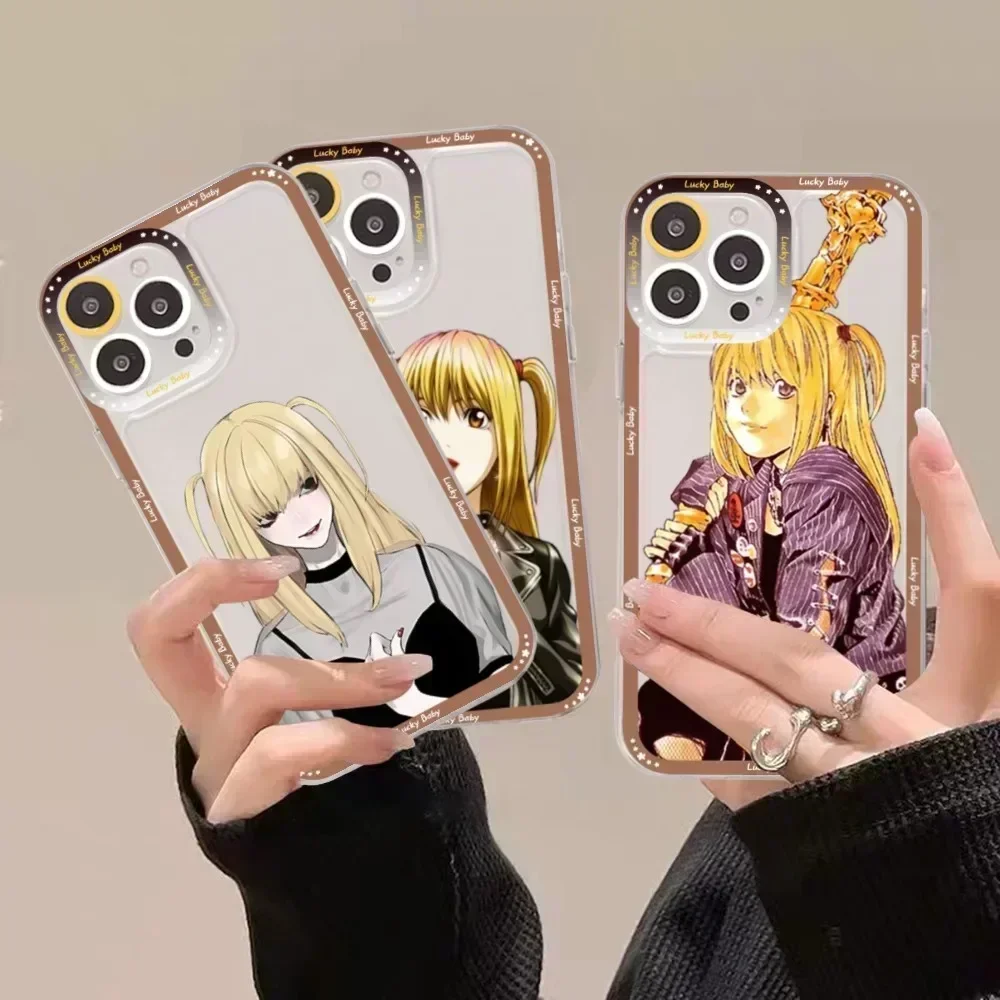 Death Note Misa Amane Phone Case For Redmi 7 8 9 A For Redmi Note 5 7 8 9 10 11 Pro Max 4G 5G Funfas