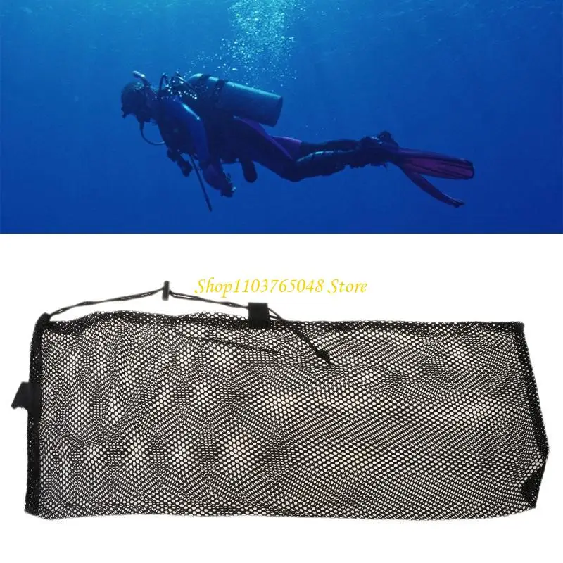 

R53E Swimming Dive Storage Mesh Bag Snorkel Gear Goggles Handbag