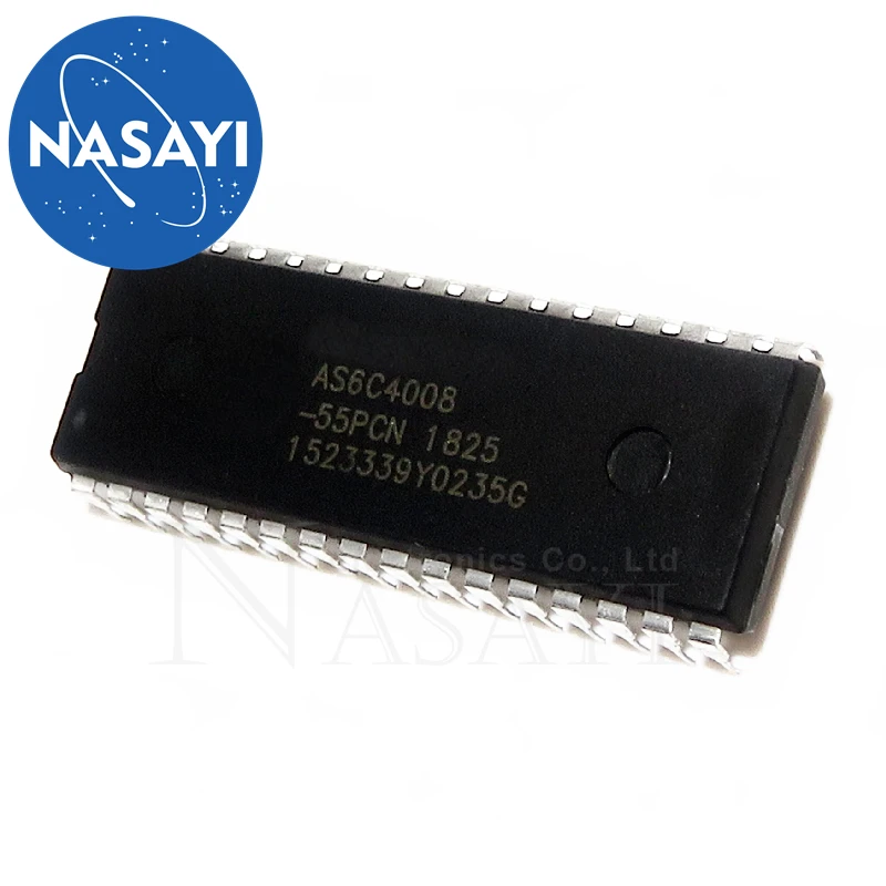 10PCS AS6C4008-55PCN AS6C4008 DIP-32