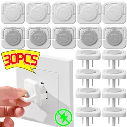 5/30pcs Electrical Outlet Protection Baby Child Power Socket Safety Guard Anti Electric Shock Plugs Protector Covers US Standard