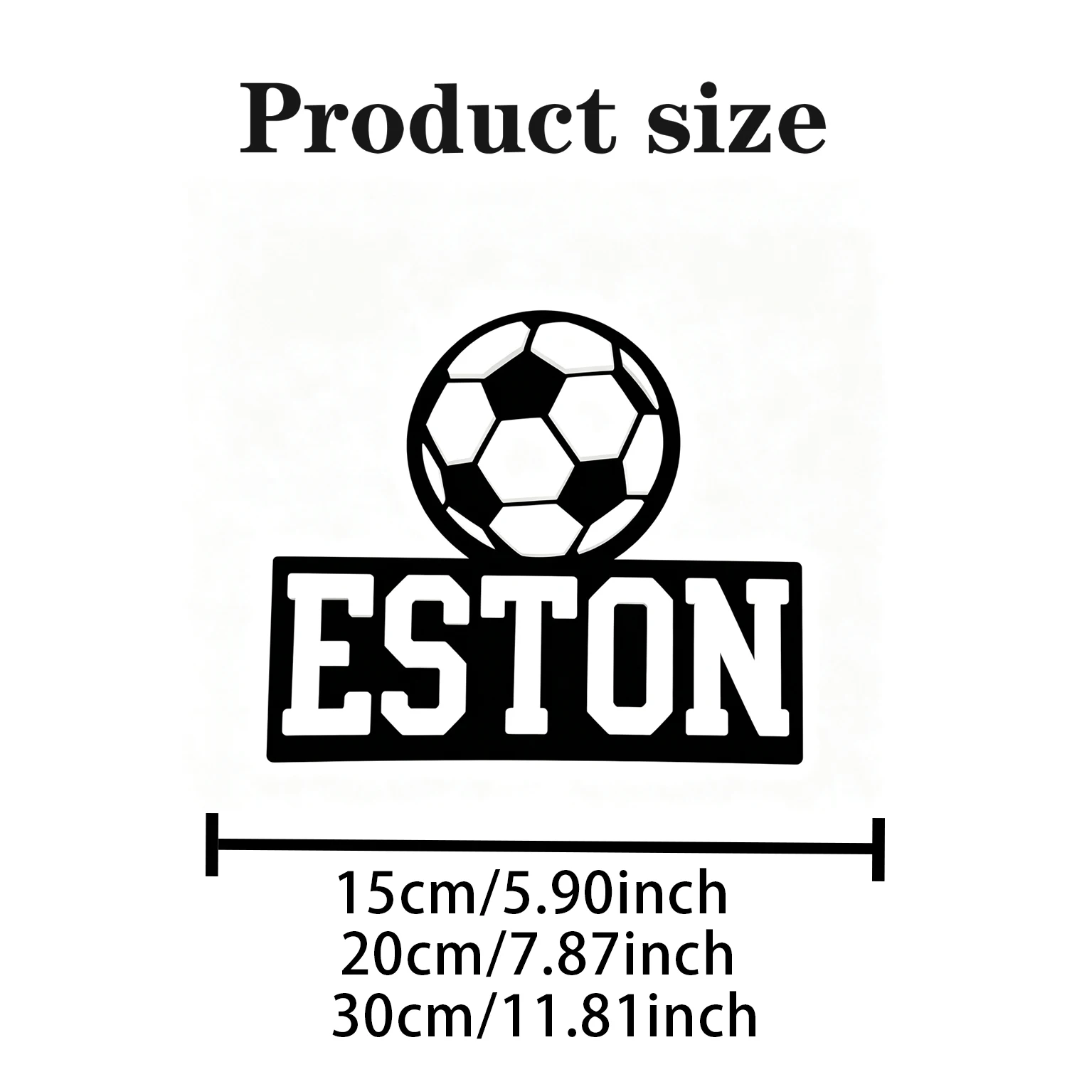 1Pc Custom Football Style Wooden Plaque Sign,Home Room Office School Wall Decor,DIY Paintable,Nursery Birthday Wedding Gift view 5