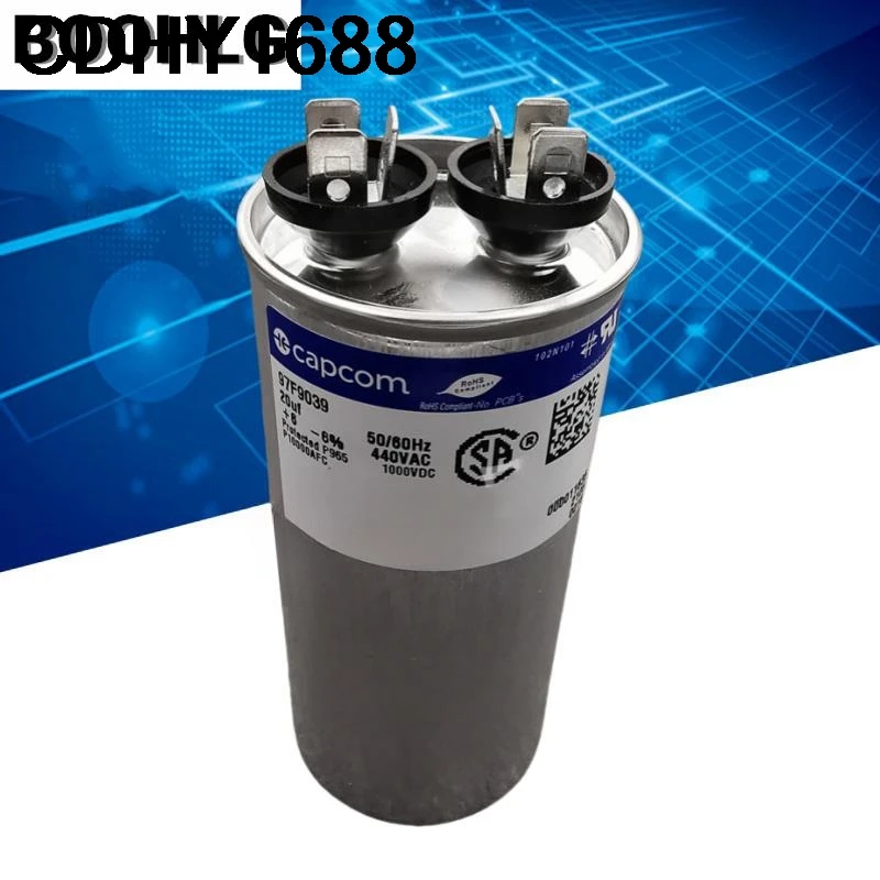 1 قطعة 20 فائق التوهج 440VAC genteq محرك تيار متردد بدء تشغيل مكثف 97F9039 CAPCOM