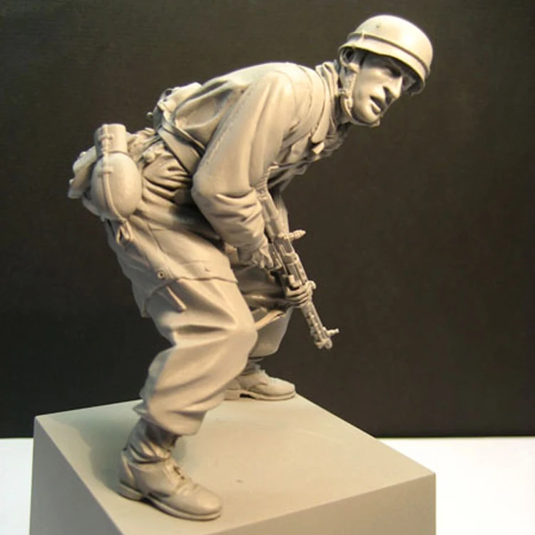 

1 / 16 Resin Figure Man Model Normandy War Paratrooper White Model Manual Military