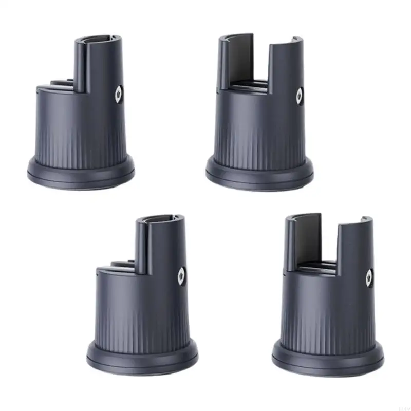  Pack of 4 Not Slip Furniture Leveling Pads Adjust Height Waterproof Zinc Alloy Plastic for Chair Table Stability