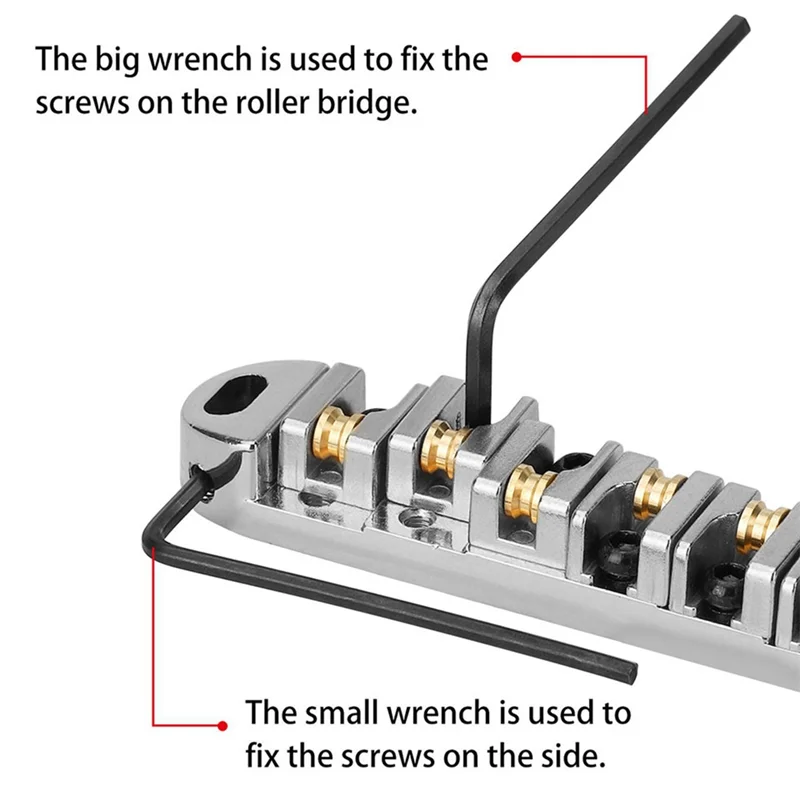 N17R 1 set van 6-snarige gitaar Tune-O-brug en staartstuk met palen voor SG LP elektrische gitaar, goud