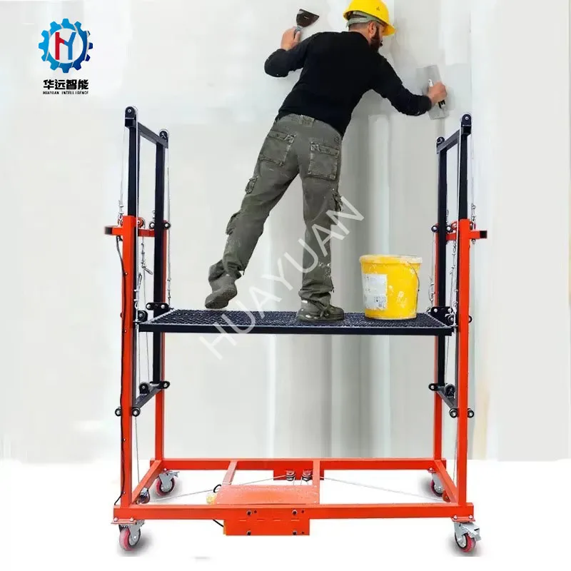 Customized Motorized Lifting Scaffolding Electric Platform Portable Remote Control Equipment