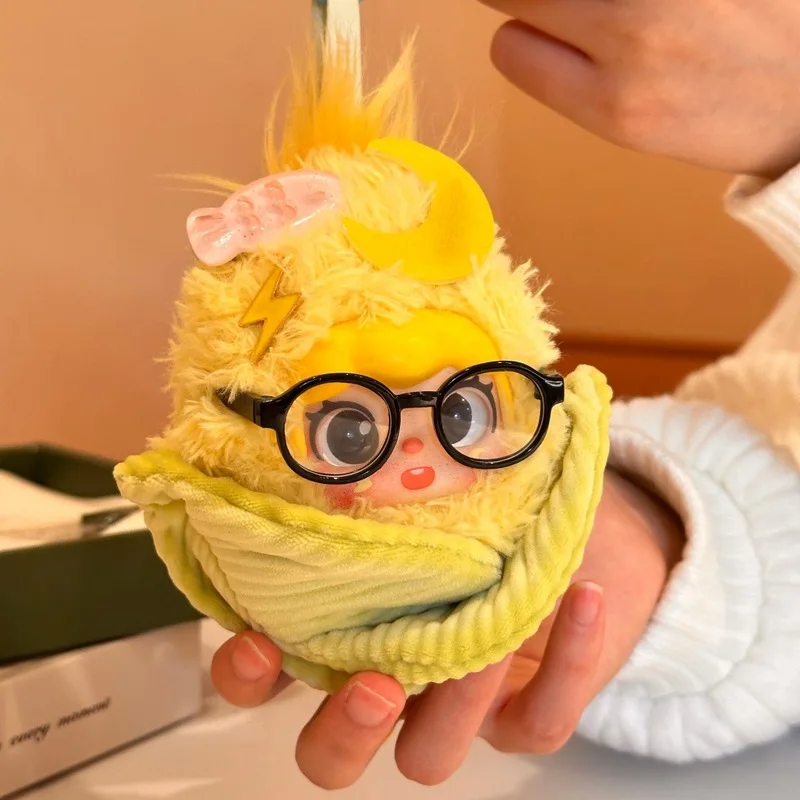 Plush Corn Doll Keychain Cute Cartoon Bag Hanging Ornament Creative Collectible Pendant Accessory