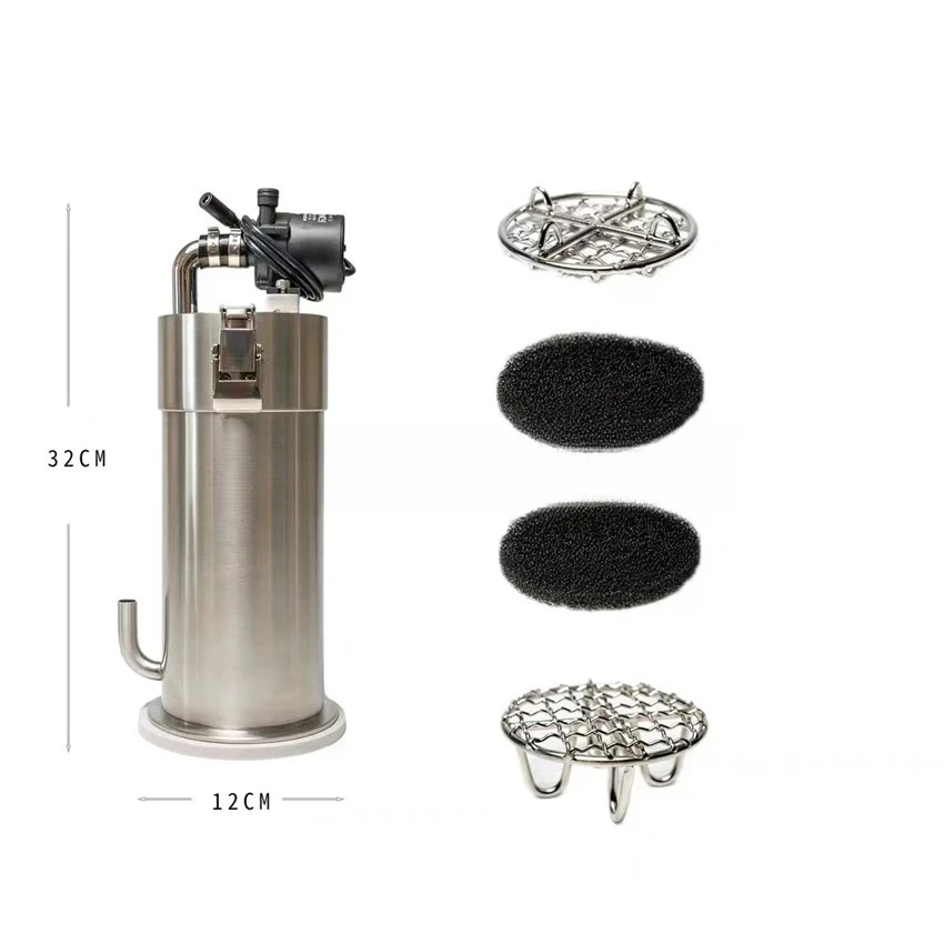ES60/es150/es300mini/es300min + Externe Aquarium Filter Vat Rvs Aquarium Bus Filters aquarium Filter Emmer