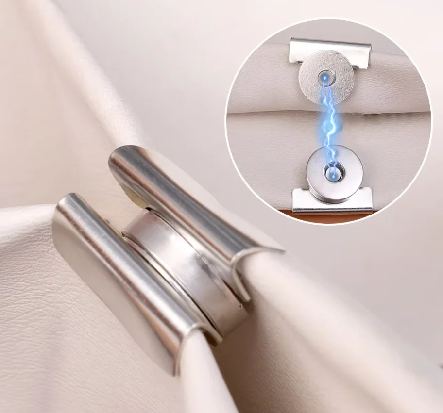 5Pc Magnetic Buckle Fasteners Clasps Snaps Buttons Bag Hardware Magnet Button For Handbag Snap Clasps DIY Craft Bags Accessories - Image 2