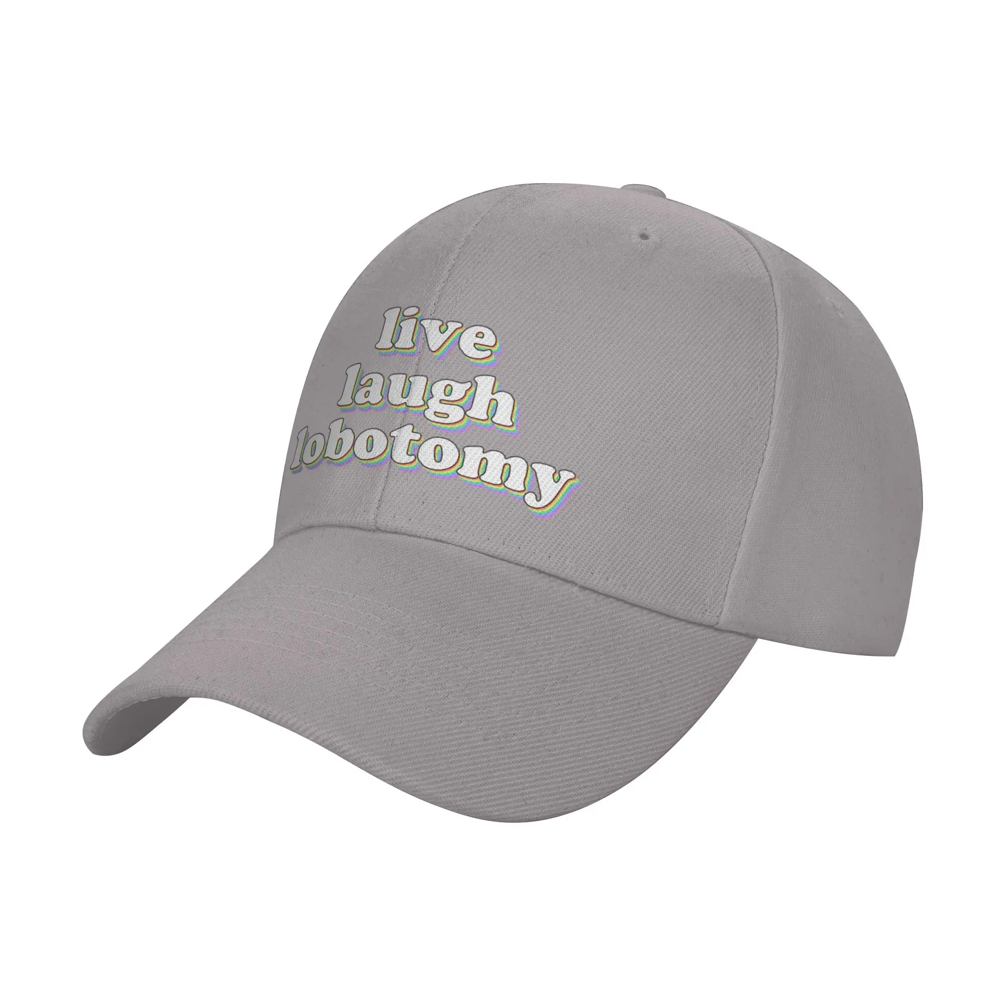 Hot Sale live laugh lobotomy Baseball Cap  Street Style Visors  Vlog Shooting Visors