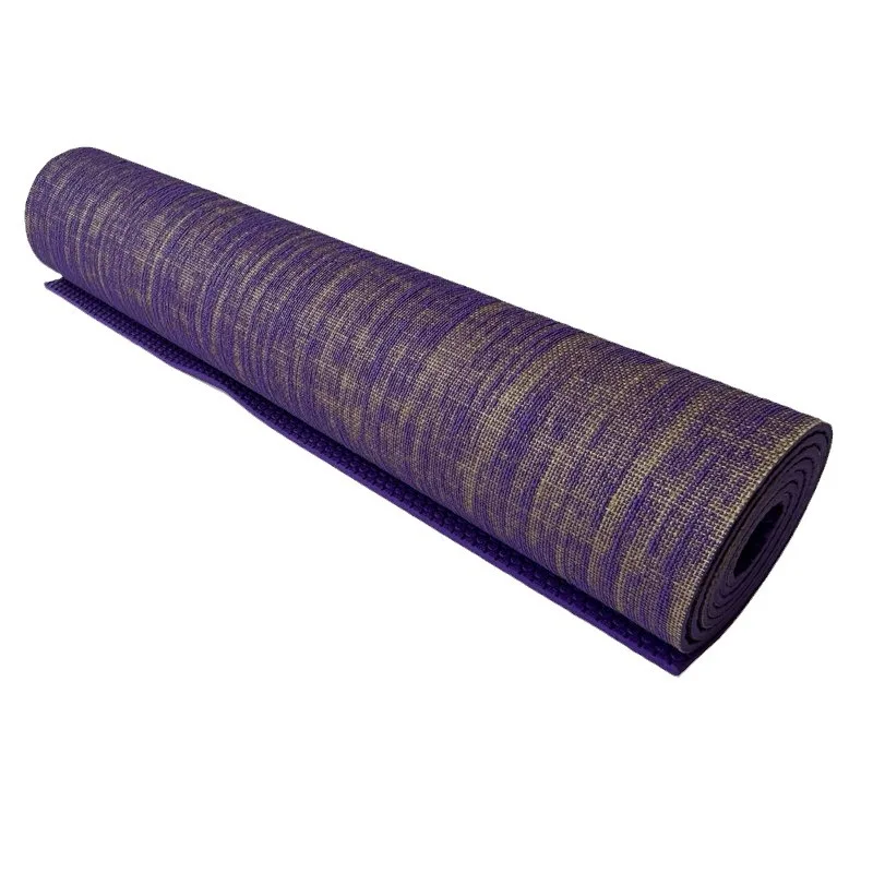 

Style Durable Pvc Jute Yoga Mat High Density Cushioning Perfect for Beginners and Professional Yogis