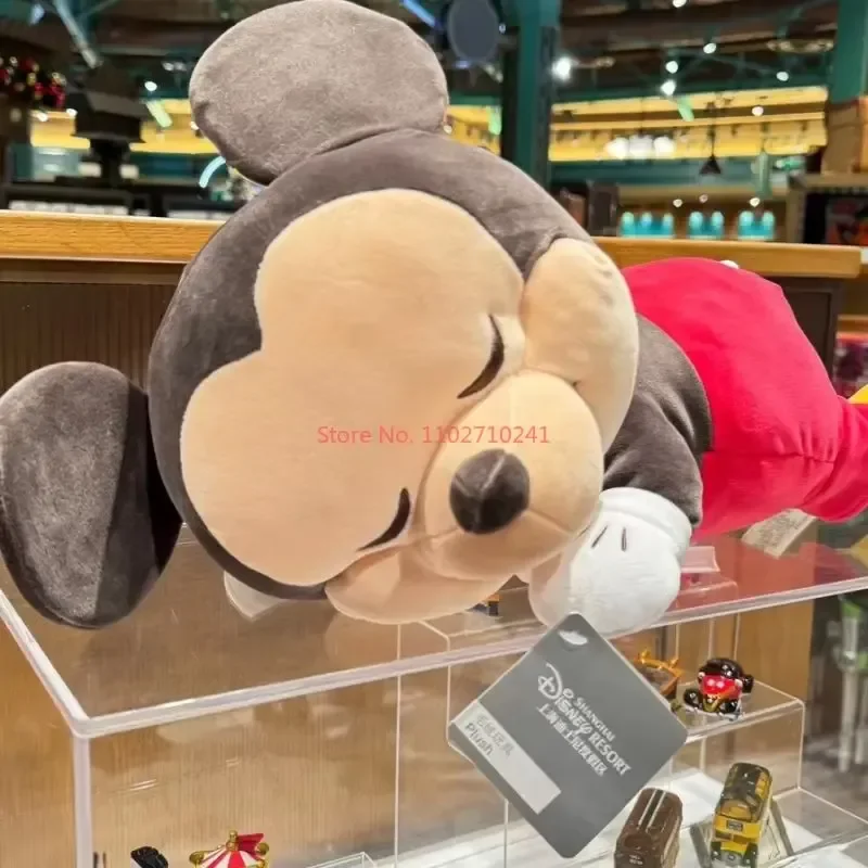 Original Disney Mickey Mouse Minnie Plush Lying On Tummy Toys Throw Pillow Home Decorations Children Birthday Christmas Gift Toy view 6