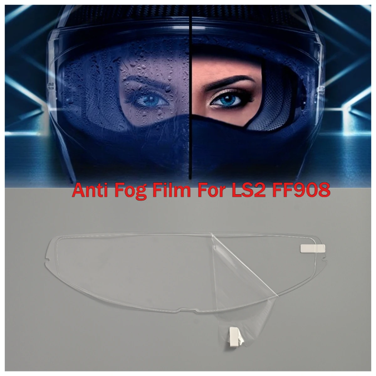 Anti Fog Film for LS2 FF908 Visor Anti Fog Film Motorcycle Helmets Accessories Lens Film Visera Para Casco Stickers
