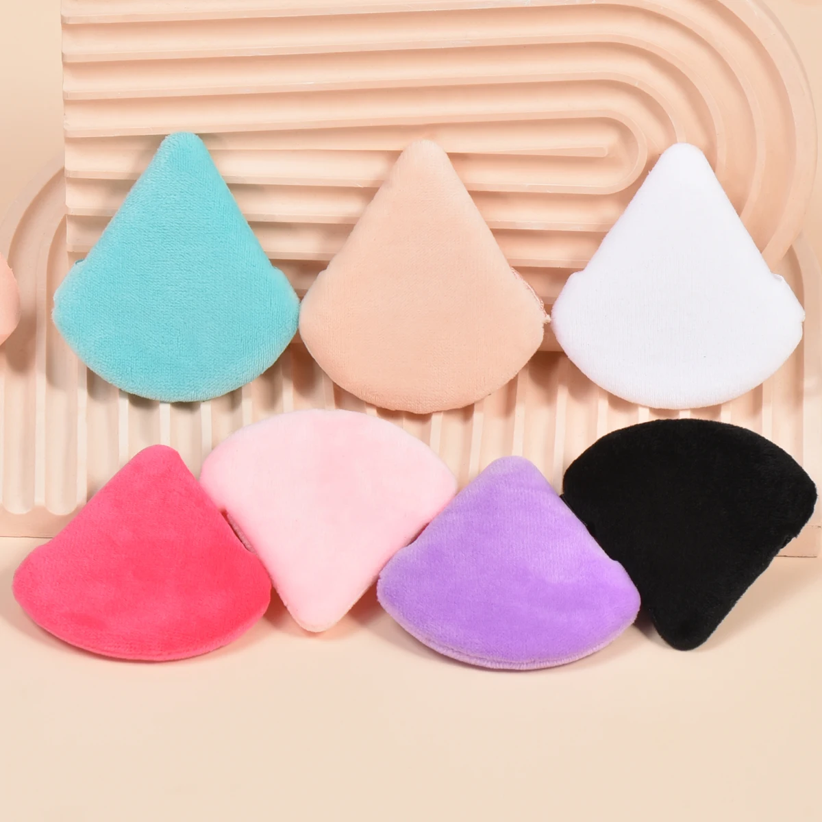 1-Piece Soft Velvet Makeup Sponges - Dual-Sided, Fragrance-Free For Flawless Foundation Application & Blending