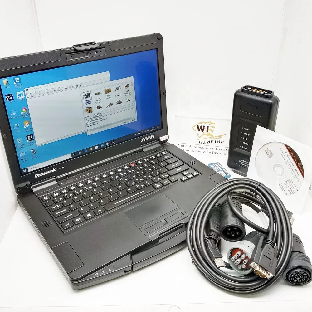 

Cat diagnostic tool et4 with laptop fz-55 for caterpillar