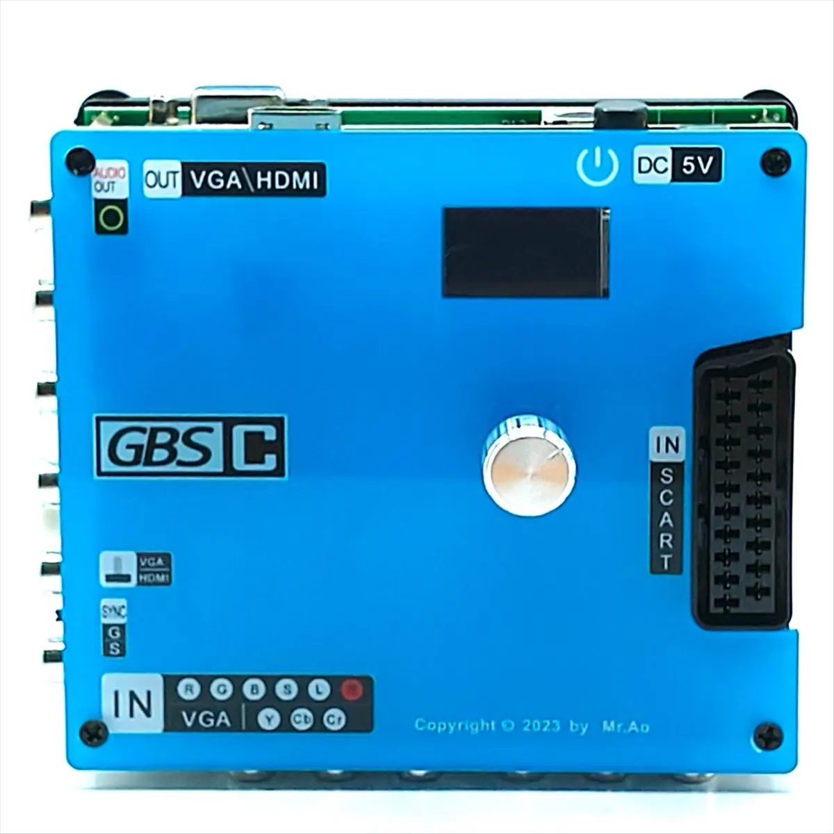 

* Обновление ESTR Конвертер GBSC Управление GBS Игровой видеотранскодер GBSC RGBS VGA Scart Ypbpr Сигнал в VGA HD Upscalers
