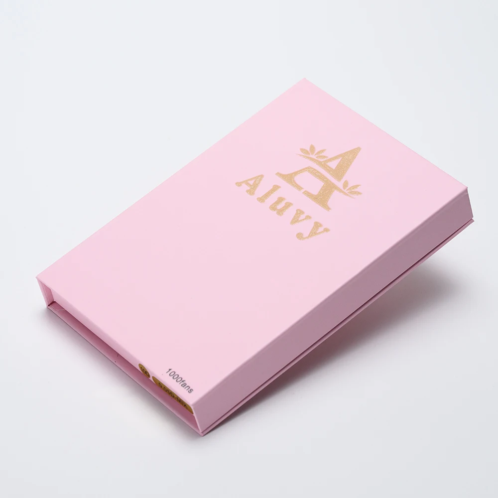 Ultra-speed Promade แฟน 3D-14D Pointy บางฐาน 1000 แฟน Rapid Mega รัสเซีย Premade แฟน Lash Extension แต่งหน้าเครื่องมือ