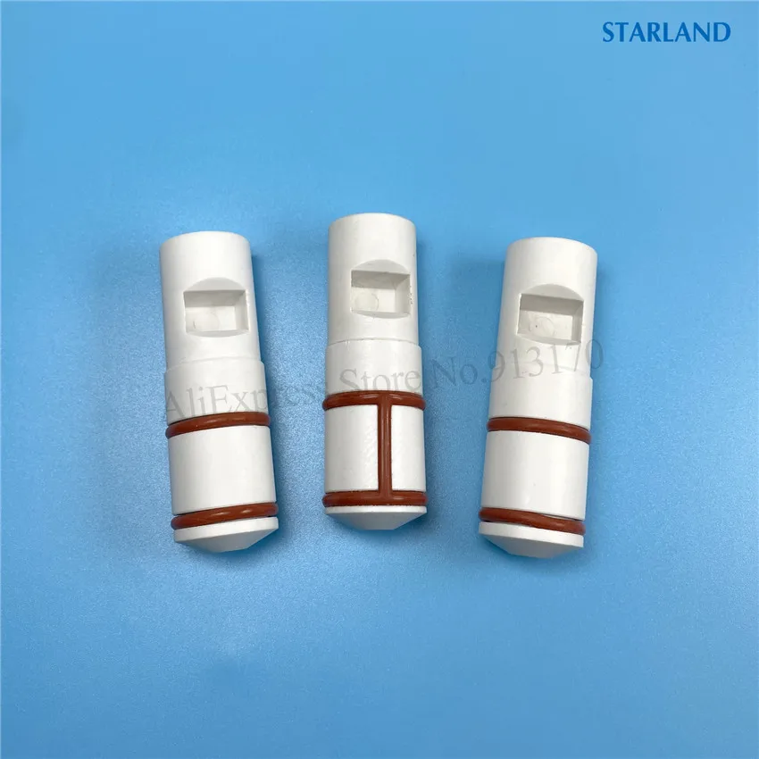 3 Pieces Plunger Valve Piston Rod With Red Seal Rings Fittings BQL Soft Ice Cream Machines Accessories