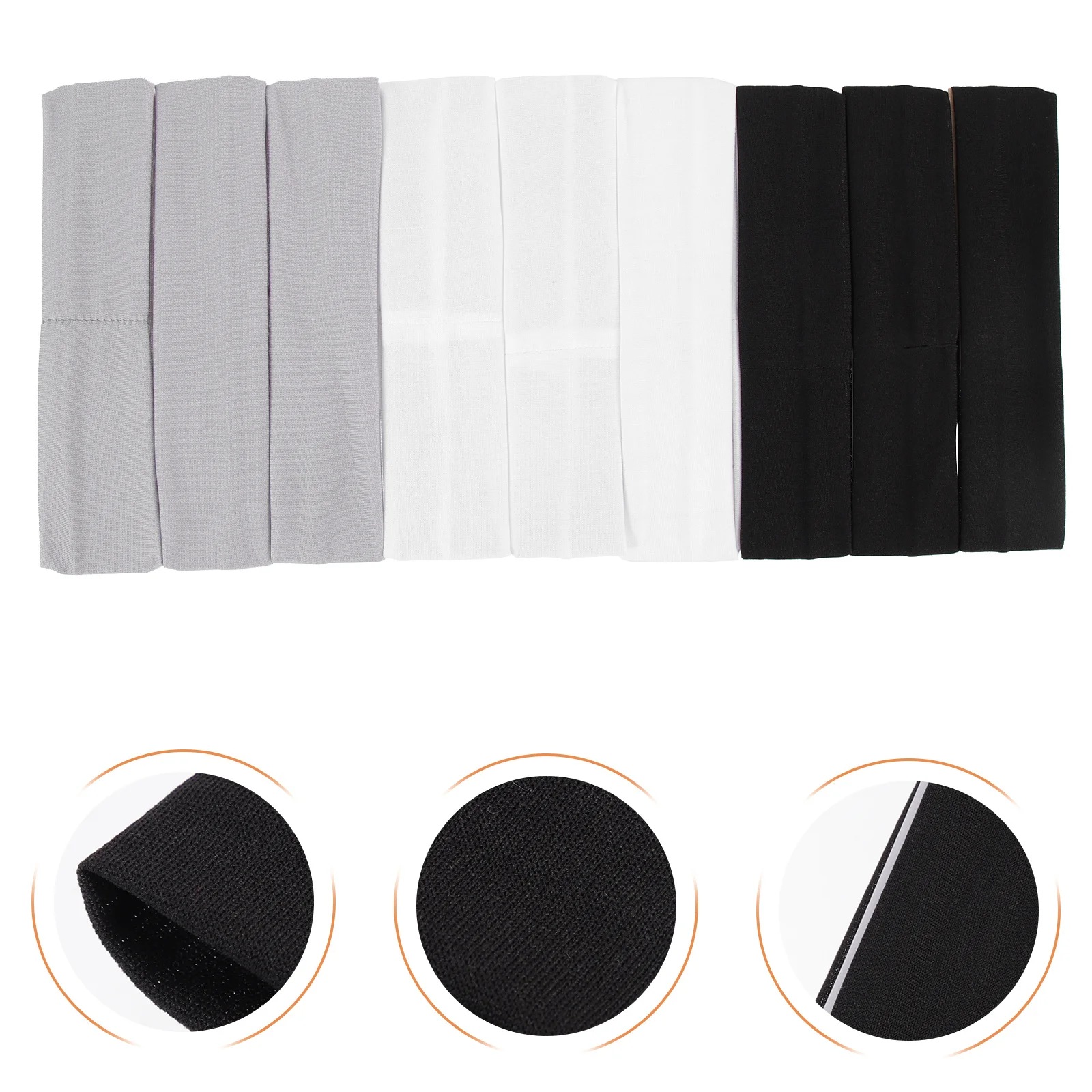 

9Pcs Sports Headbands Breathable Elastic Sweatbands for Women Yoga Fitness Running Multi-Function Hair Bands Portable Sweat Head