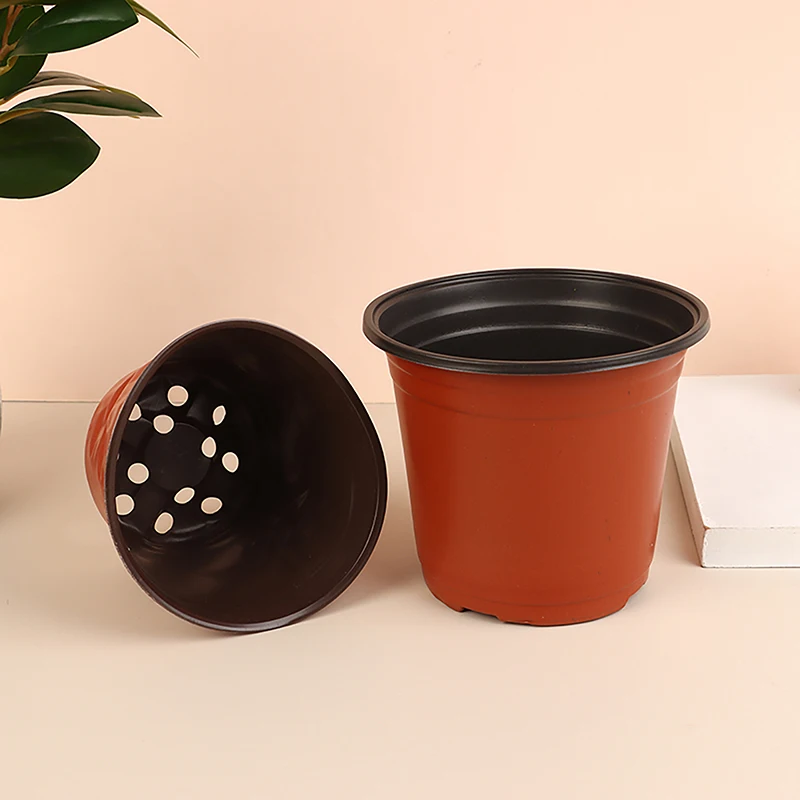 10Pcs Plastic Flowerpot Cultivation For Succulent Plant Small Flowerpot Simple Planting Seedling Pot Plant Nursery Pots