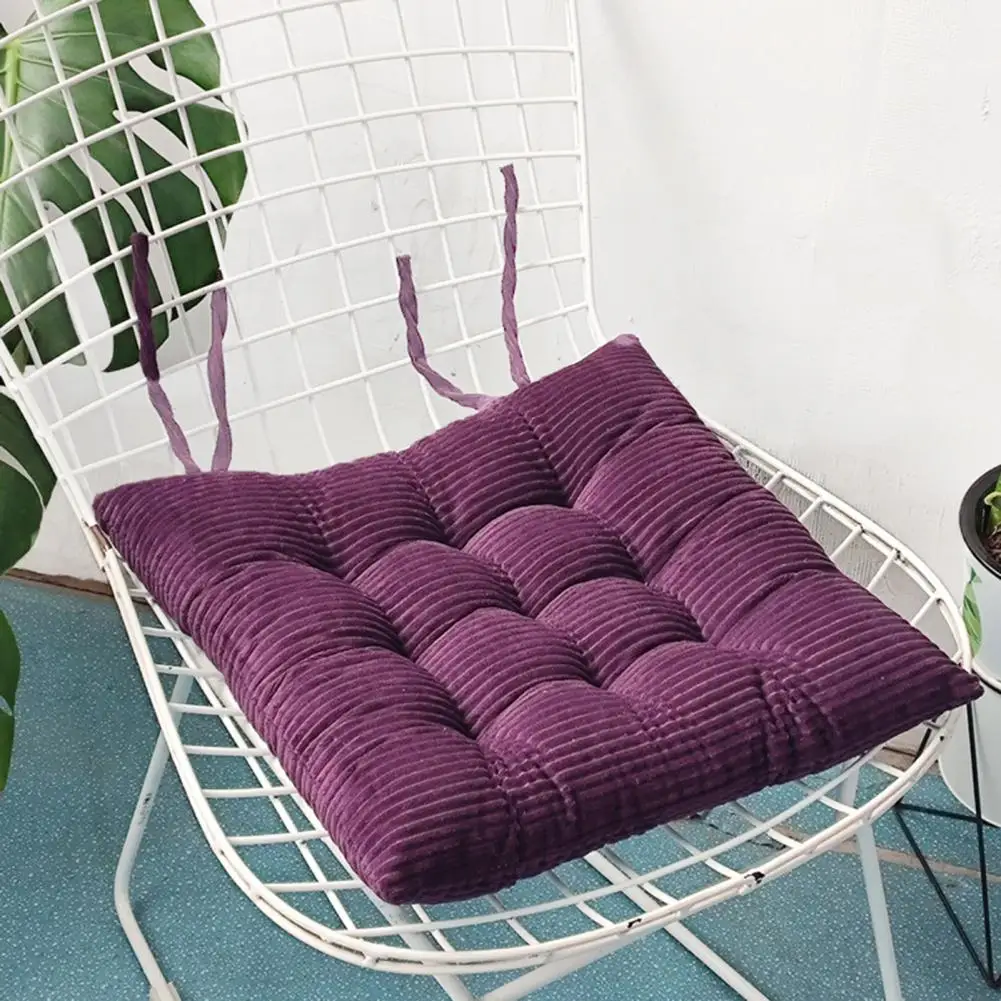 Seat Cushion for Extended Sitting Time Durable Seat Cushion High Rebound Seat Cushion with Straps for Office for Enhanced