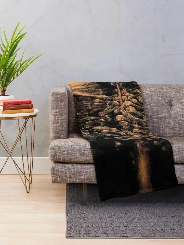 Untitled (Musician), by Zdzis?aw Beksi??ski Throw Blanket For Decorative Sofa Thins Blankets