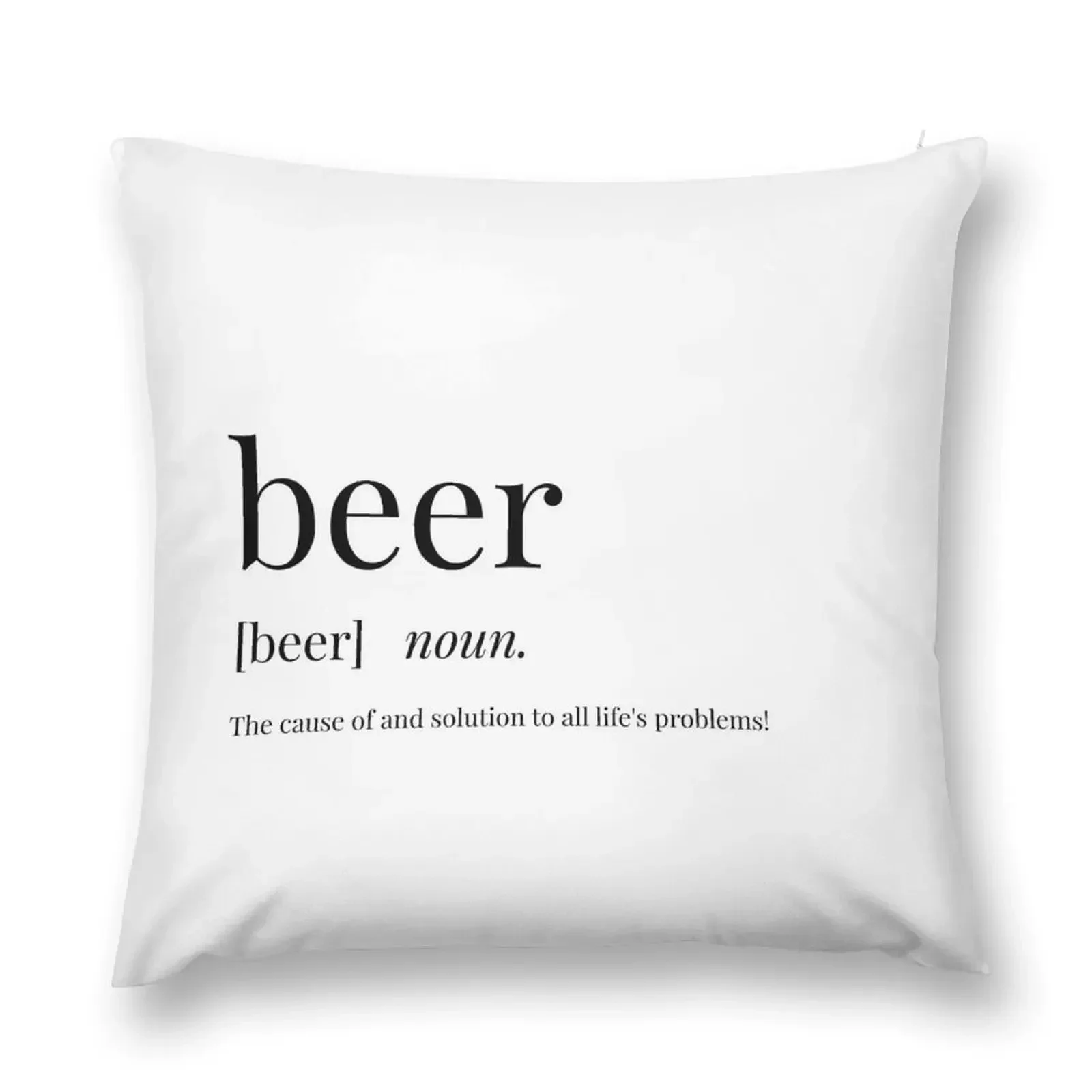 Beer Description Throw Pillow Rectangular Cushion Cover Covers For Sofas pillow