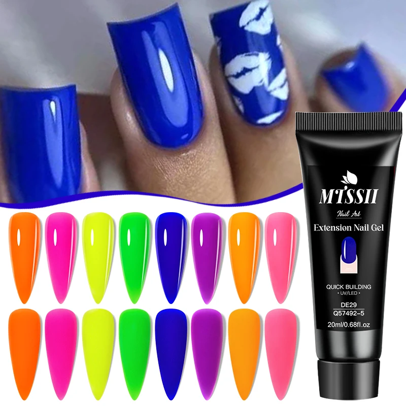 Mtssii Fluorescent Nail Extension Gel display 4