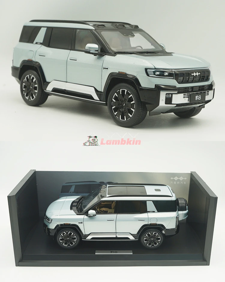 Original 1:18 byd Formula Leopard 8 car model SUV off-road alloy car models Gifts Ornaments miniature model