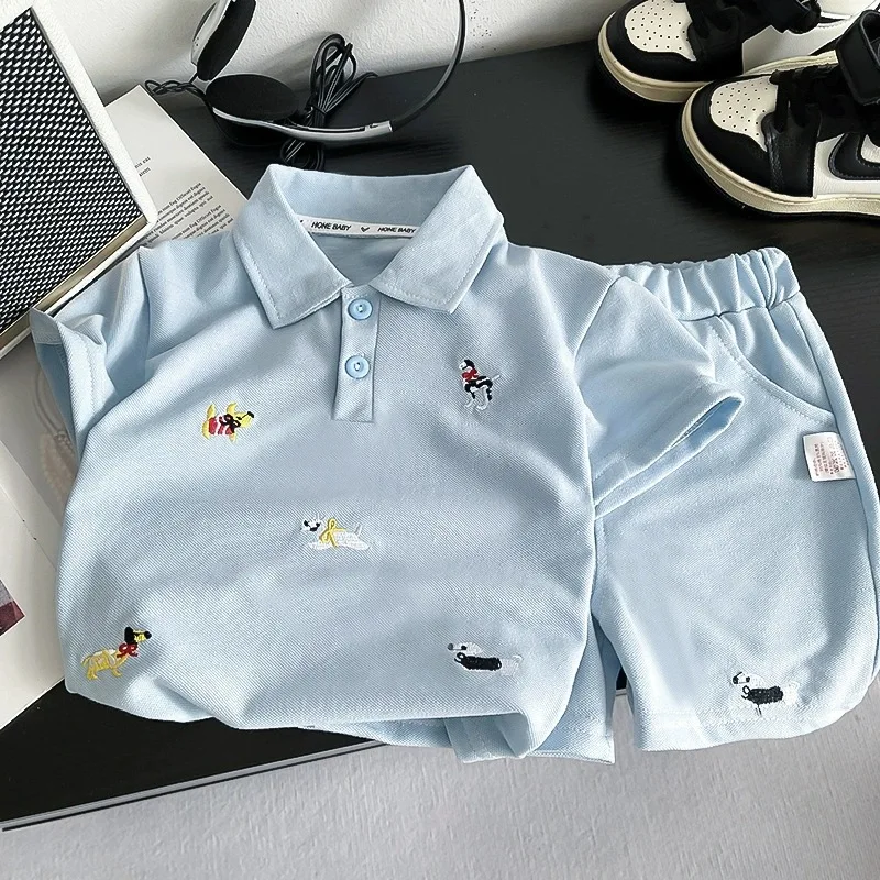 Summer New Baby Boys Clothing For Children Boys T-Shirt Shorts 2Pcs/Sets Infant Kids Clothes Casual Costume Toddler Tracksuits