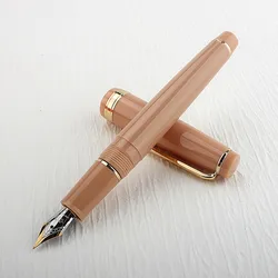 JINHAO 82 Fountain Pen Transparency Pen Spin Golden EF F M Nib Business Office School Supplies Ink Pens