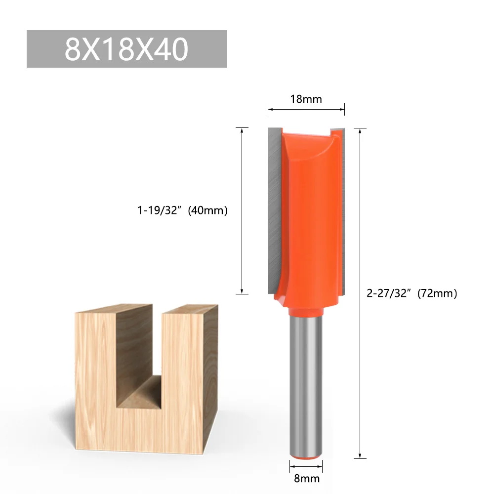 1pc 8mm haste fresa escultura em madeira 2 flautas broca reta carboneto roteador bit duas flauta roteador bit cnc fresa