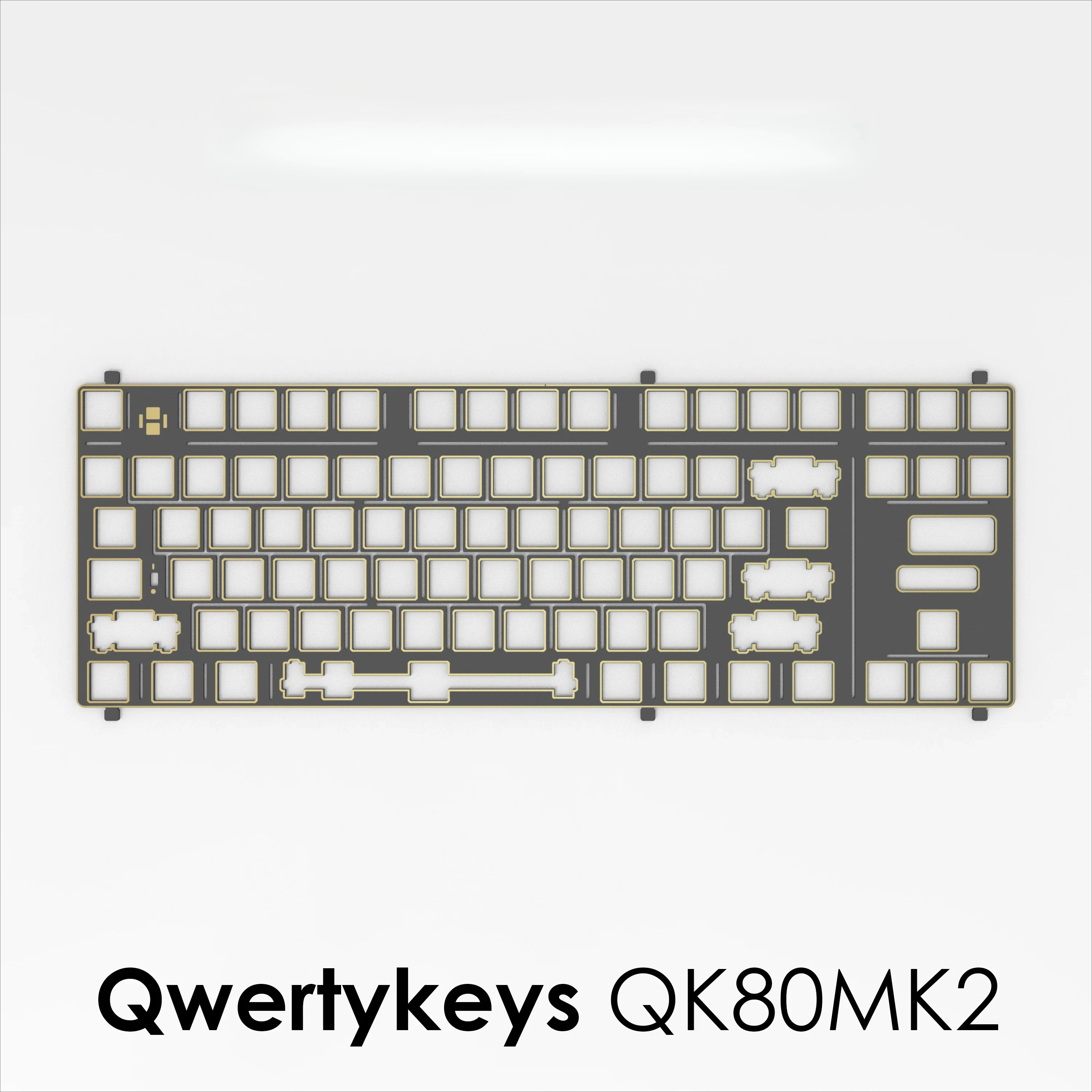 Qwertykeys QK80 MK2 keyboard PC PP POM FR4 CF Plates