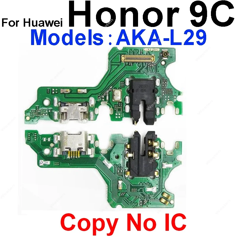 USB Charger Jack Dock Board With Mic For Huawei Honor 8S 9A 9C 9S 9X Pro 10X Lite 9X Premium Charging Port Connector Flex Cable