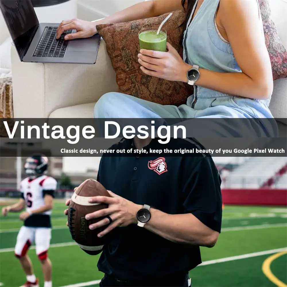 Funda para Google Pixel Watch Strap PC Bumper Frame Shell antiarañazos (sin Protector de pantalla) Pixel Watch 2 Case Accessories