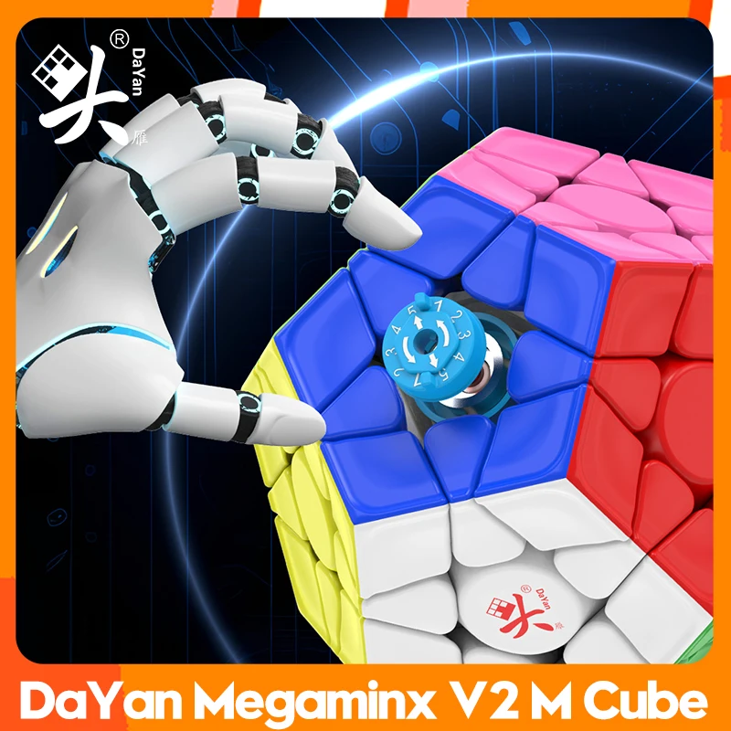 DaYan Megaminx V2 M 12 Sides Magnetic Cube Stickerless Professional Fidget Toys DAYAN Megaminx V2M Cubo Magico Puzzle