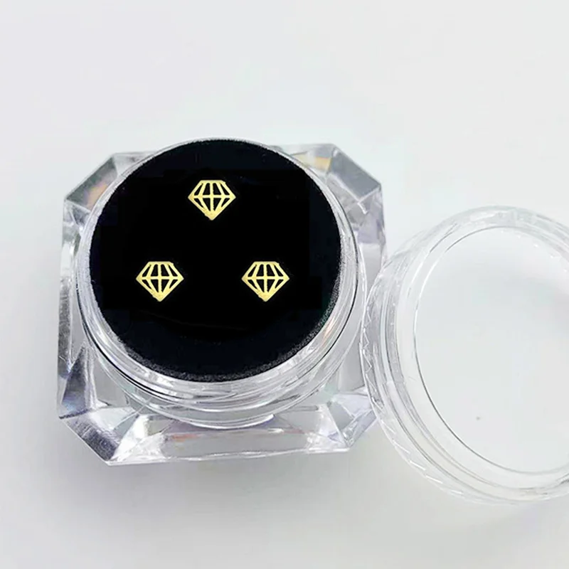 3 Stück/Box Modisches Zahnschmuck-Set Zahnschmuck Diamanten Zahnaufhellung Zahnaufhellungs-Ornamente Zahnprothesen Acryl Dentalprodukte