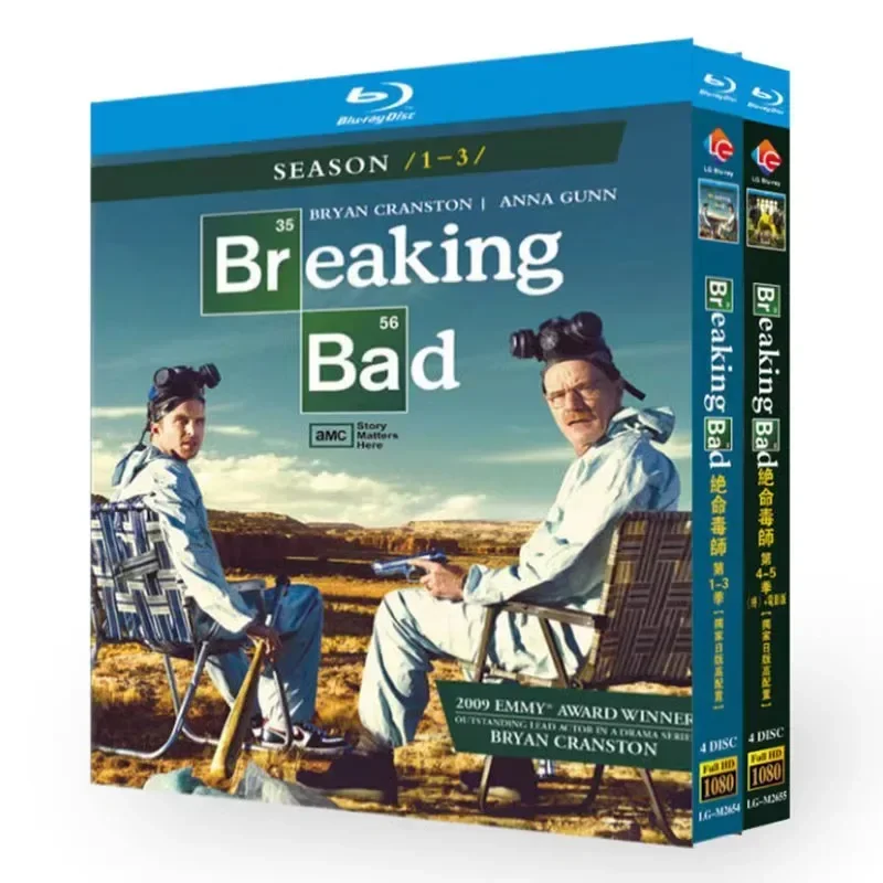Breaking Bad Temporadas 1-5 Blu-ray Disc BD DVD
