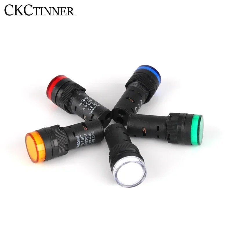 1 шт., фонарь 16 мм с индикатором питания