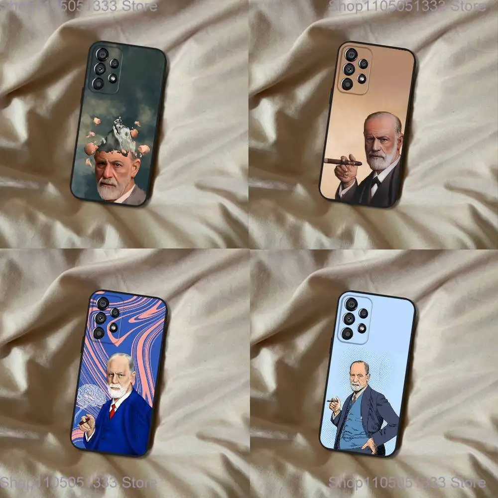 

Psychoanalysis Sigmund Freud Phone Case For Samsung Galaxy A20,A21s,A22,A31,A32,A52,A53,A72,73,A80 Soft Black Cover